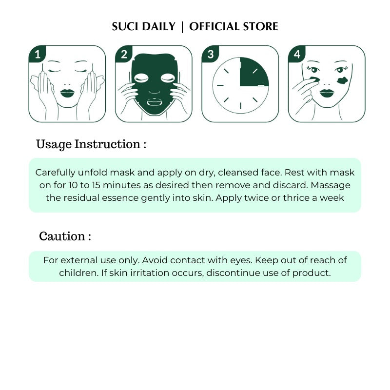 Suci Daily Premium Hydration Mask- 5 Pieces