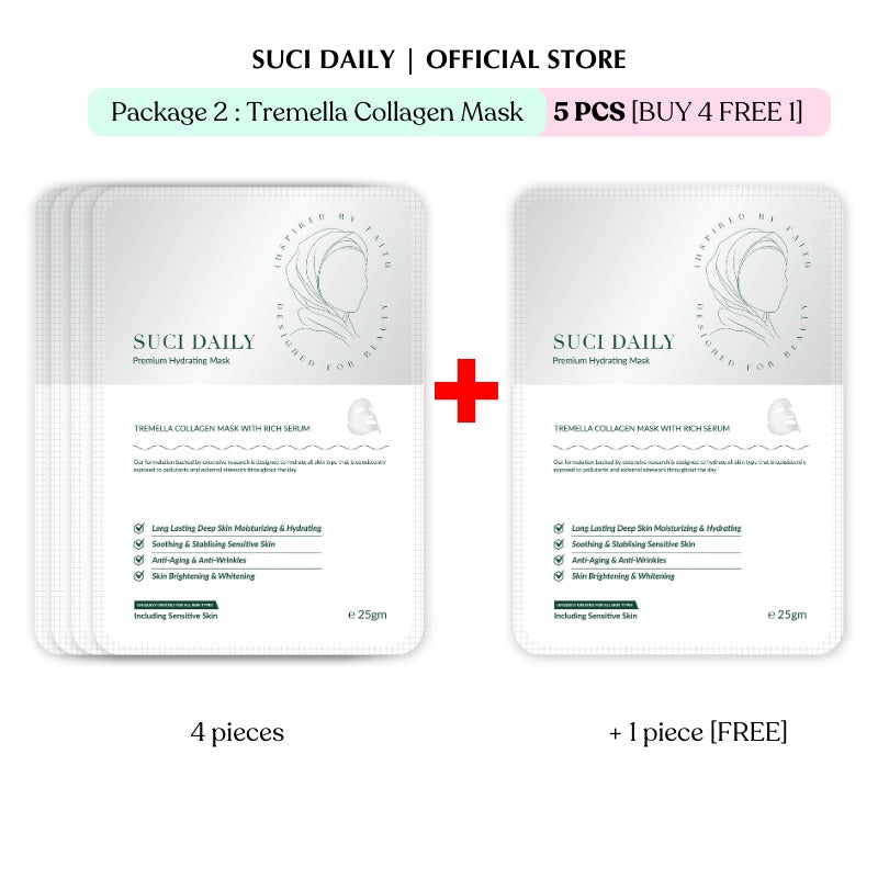 Suci Daily Premium Hydration Mask- 5 Pieces