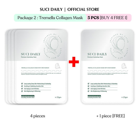 Suci Daily Premium Hydration Mask- 5 Pieces