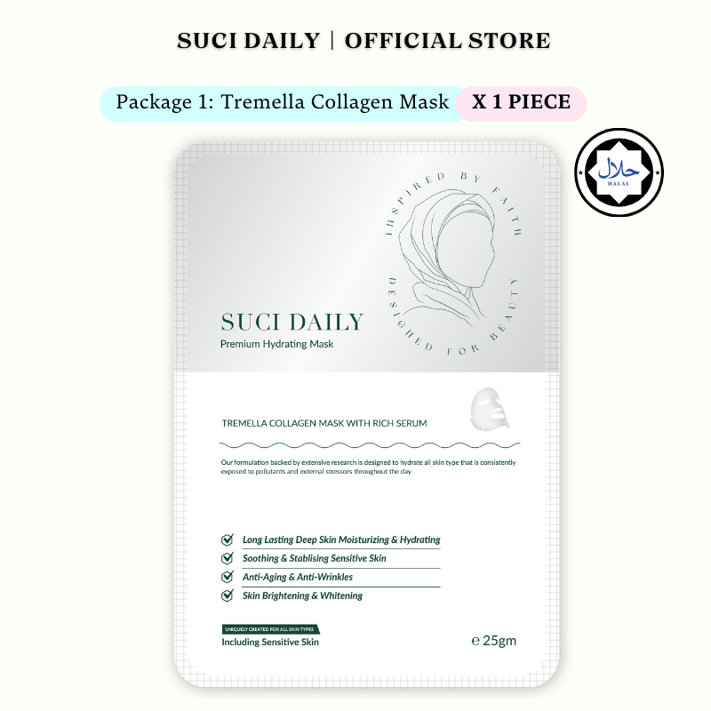 Suci Daily Premium Hydration Mask- 1 Piece